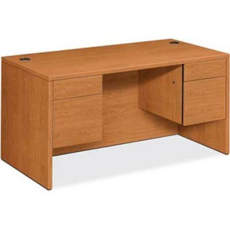 HON HON® Double Pedestal Desk - 60"W x 30"D x 29-1/2"H - Harvest - 10500 Series HON10573CC
